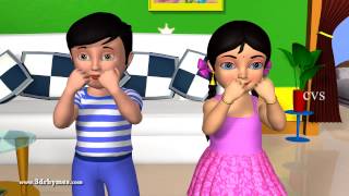 Learn Body Parts Song - 3D Animation English Nursery rhyme for children