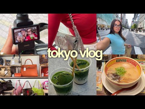 a week in tokyo 🍣🍡🌸🍜🇯🇵 shopping, food & matcha 🍵 