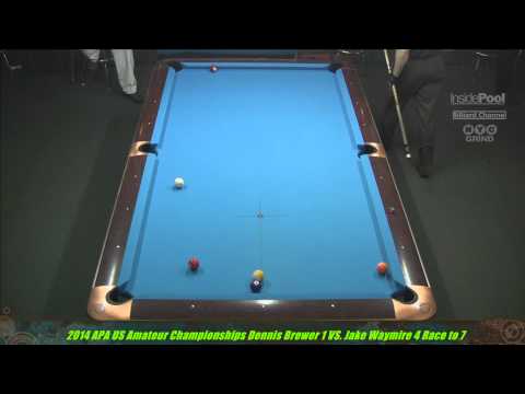 2014 APA US Amateur Champion Dennis Brewer VS  Jake Waymire