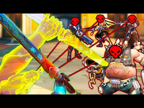 If You Genji Deflect Like THIS, You Will Get Grandmaster... - Overwatch Moments Montage