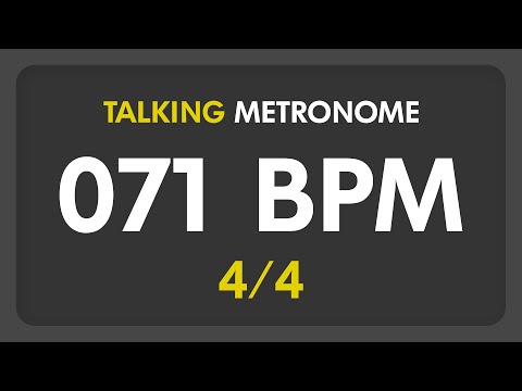 71 BPM - Talking Metronome (4/4)