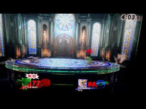 Cockchopz(Little Mac) vs Venia(Greninja)