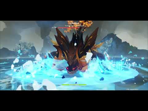 Genshin Impact v1.5 - Azhdaha (Hydro/Electro) vs. Klee (Solo/No Hit Clear)