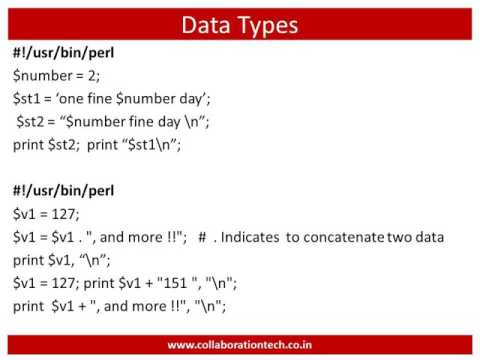 Introduction to Perl Programming