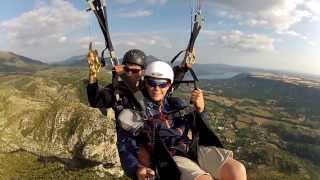 preview picture of video 'Paragliding at Moustiers Sainte Marie - Magnus' first flight'