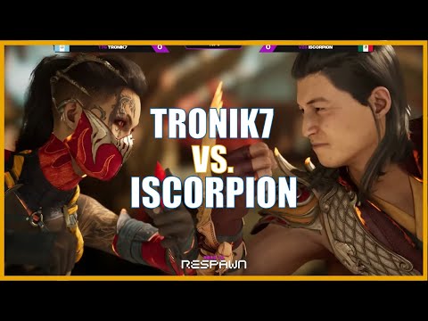 MK1: ISCORPION VS TRONIK7 - SHANG TSUNG VS MILEENA - ROAD TO RESPAWN 2023 TOP 8