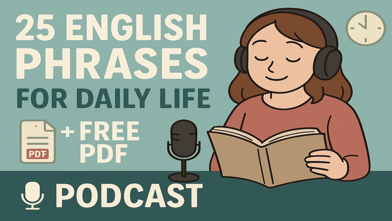 25 Daily English Phrases for Beginners | Repeat After Me Fluency Practice