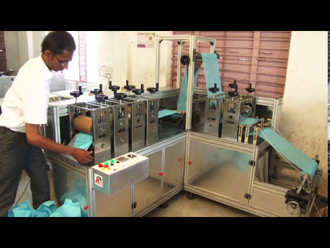 Anti skid Non Woven Shoe Cover Making Machine