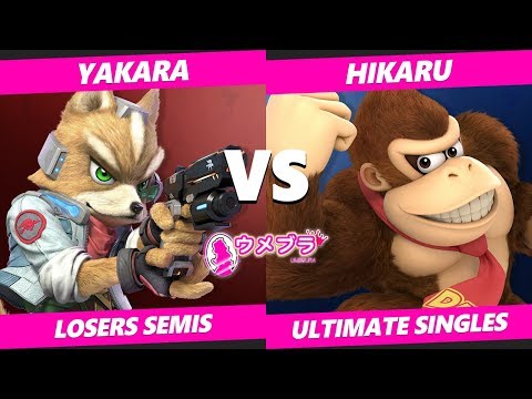 Japan Smash Ultimate Tournament - Yakara (Fox) Vs. Geki | HIKARU (Donkey Kong) Umebura SP2 SSBU LS