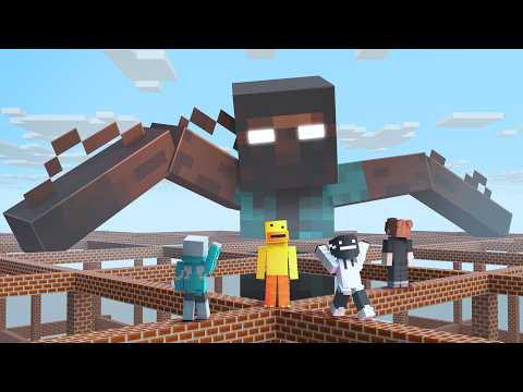 4 APTAL Minecraft'ın Garip Korku Modunda KORKMAMAYA Çalışıyoruz !