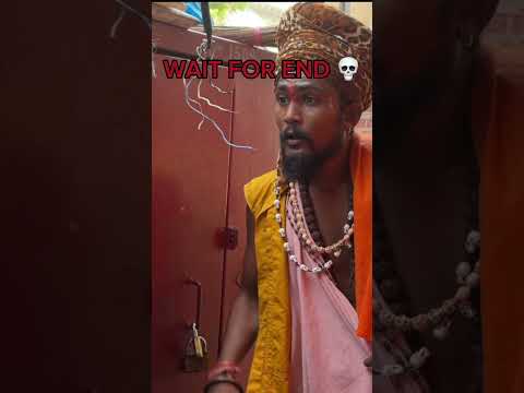 WE MET AGHORI… Real??🤔 VLOG COMING SOON……  #aghori #magic  #recommended #newtoyou #fyp #jaishreeram