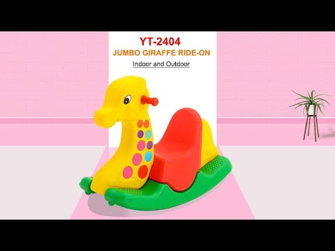 Jumbo Giraffe Ride on Toy