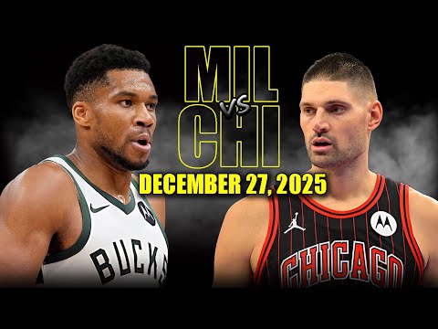 Milwaukee Bucks vs Chicago Bulls Full Game Highlights – December 27, 2025 | NBA Season