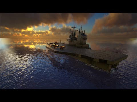 Ark survival Aircraft Carrier (motorboat design)