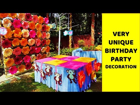 BIRTHDAY DECORATION | EASY BIRTHDAY DECORATION IDEAS AT HOME | PARTY DECORATION