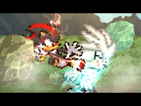 Shadow VS Silver - Sprite Animation (Sonic 06 Recreation)