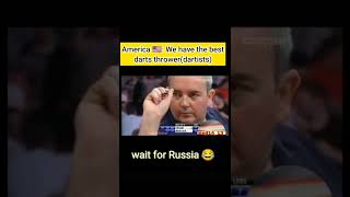 Dartists in USA vs Russia meme 😂 #darts #usavsrussia
