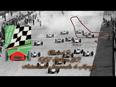 Thumbnail for Round 9 of the 1967 Formula 1 Grand Prix Championship for the Italian GP being held at Monza by Honda RA300