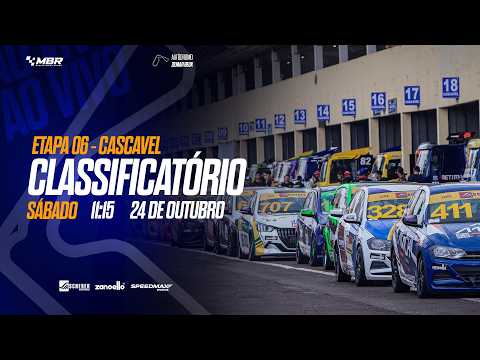[AO VIVO] Classificatório - 6ª Etapa – Cascavel/PR | Marcas Brasil Racing 2026