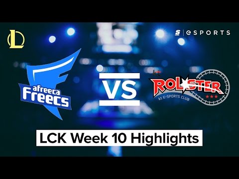 HIGHLIGHTS: Afreeca Freecs vs. KT Rolster (2017 LCK Spring)