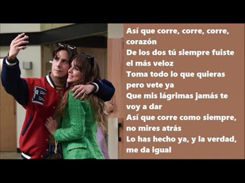 CORRE (Letra) AZUL GUAITA ft ALEJANDRO PUENTE [REBELDE LA SERIE]