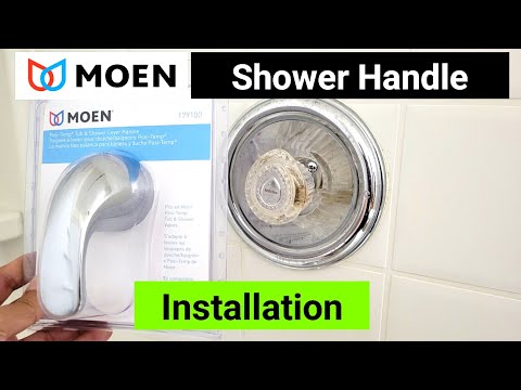 Moen Shower Handle Replacement installation