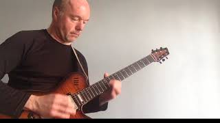 Larry Carlton solo &quot;Mulberry street&quot; on my guitar Godin LGX-sa .
