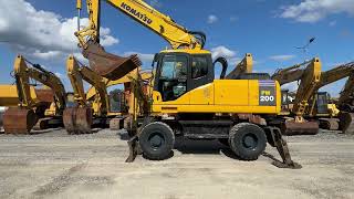 Escavadora de rodas Komatsu PW200-7K | Imagem 4 - Machineryline