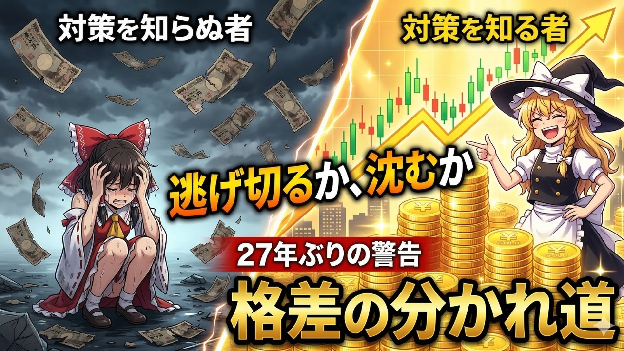 【手遅れ】金利2.3％で日本の貯金は「死ぬ」。27年ぶりの異常事態、円だけ持つ人が沈む残酷な未来