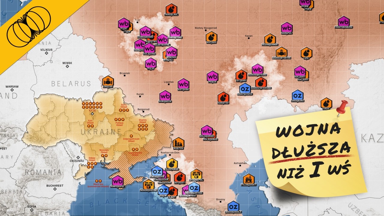1600 dni wojny Rosji i Ukrainy. Front zastygł, zaplecze płonie.