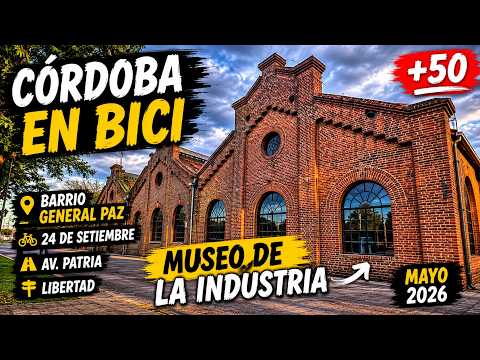 Córdoba en Bici +50 Barrio General paz, 24 de Setiembre, Av  Patria, Libertad, museo de la Industri