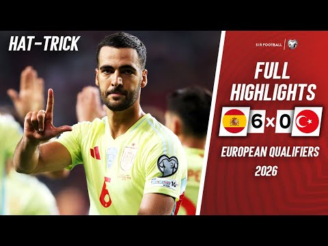 Turkey vs Spain 0-6 • Highlights & Goals • World Cup Qualifiers