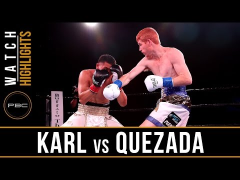 Karl vs Quezada HIGHLIGHTS: September 27, 2016 - PBC on FS1