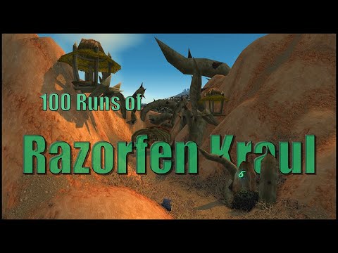 Loot from 100 Runs of Razorfen Kraul (RFK)