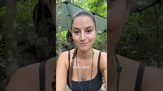 I’m getting dropped off completely alone in the Amazon jungle with no food, no water, no shelter😅