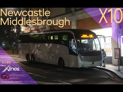 GoNE X-Lines: Newcastle X10 Middlesbrough