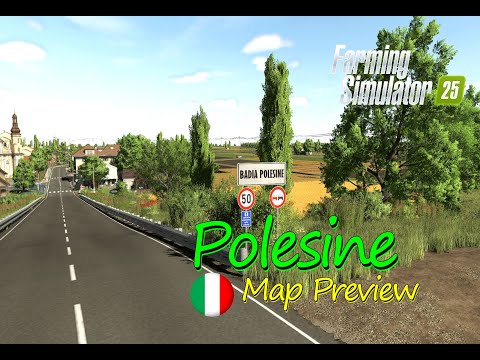 Polesine Map Mod preview : Flatlands of Northern Italy | Map Tour | Farming Simulator 25