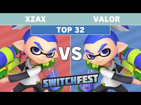 SwitchFest 2019 - SCARZ | Xzax (Inkling) Vs. VaLoR (Inkling) Top 32 - Smash Ultimate