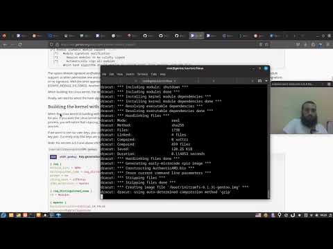 Signed kernel module support & signing the modules on gentoo