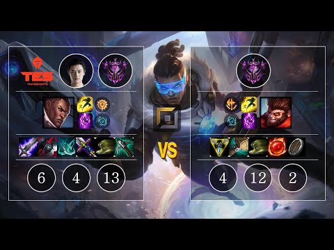 TES Moyu Lucian vs Wukong Top - KR Patch 10.12