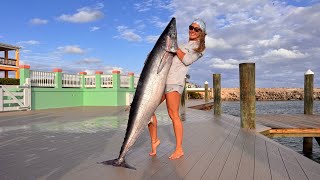 We Caught a Once in a Lifetime 103lb WAHOO! (Catch & Cook)