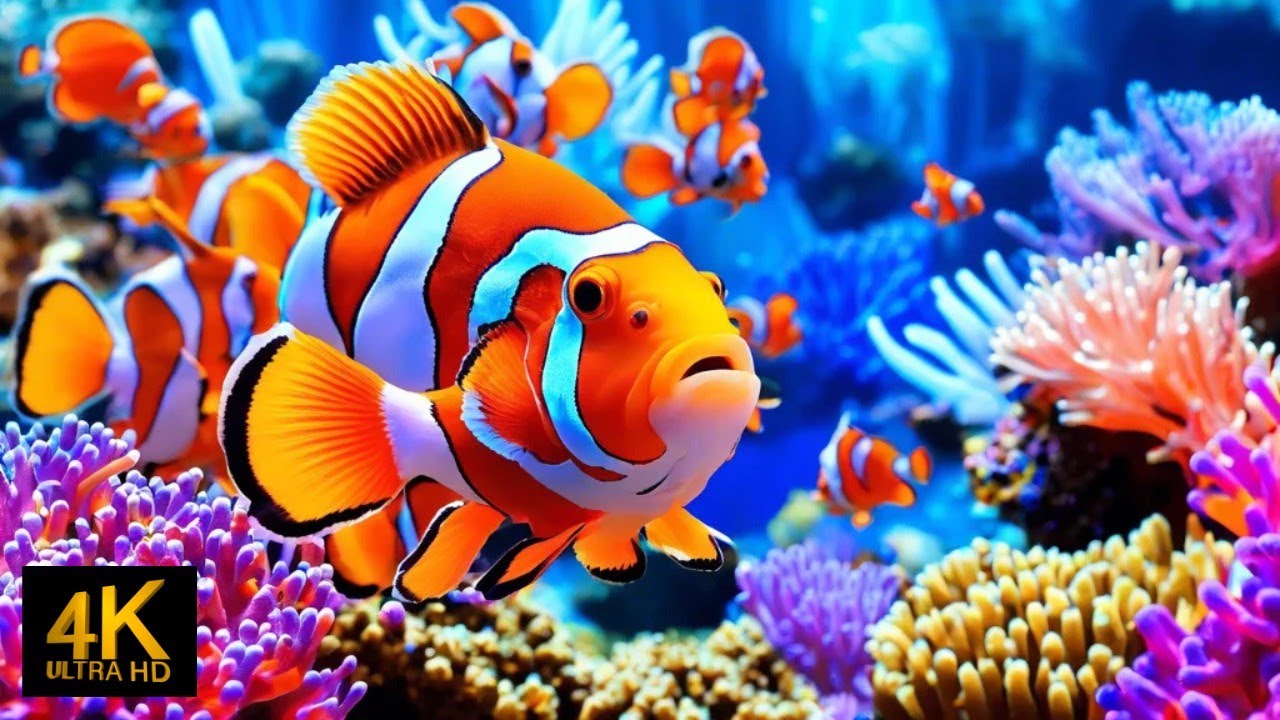 The Best 4K Aquarium - Explore the Stunning World of Sea Jellyfish and Beautiful Coral Reef Fish. #8