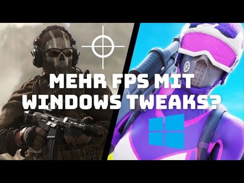 MEHR FPS in Games wie Fortnite? Ich Teste Windows Tweaks