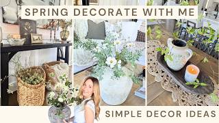NEW Spring Decorate With Me 2026 | Natural Spring Decor Ideas for a Calm Organic Home