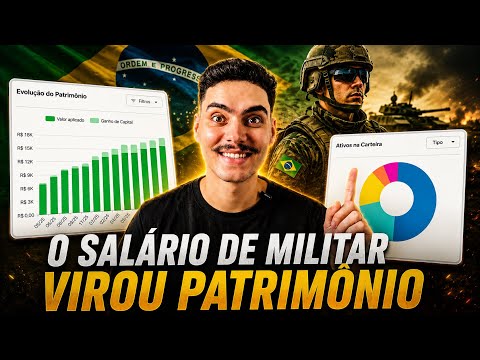 Finanças e investimentos: He gathered all of this in 2 years (while being in the military).