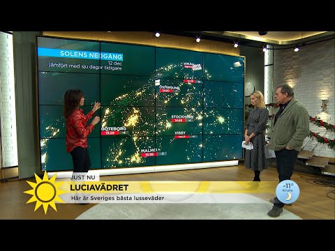 Här är Sveriges bästa lusseväder - Nyhetsmorgon (TV4)