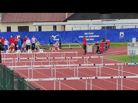 100m ppł, Mecz U18 Polska-Czechy-Węgry-Słowacja-Słowenia 2023, 11.06.2023 r.