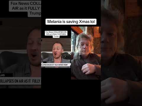 Melania is saving Xmas lol #duet #melania #foxnews #petehegseth #strikes #venezuela #christmas #maga