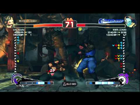 ichi_hoshi [Ibuki] vs. NWR-JZA80 [Vega] | SSF4 Arcade Edition