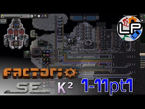 S1-E11 pt1 - Spaced Out - Laurence Plays Factorio: Space Exploration 0.6 + Krastorio²